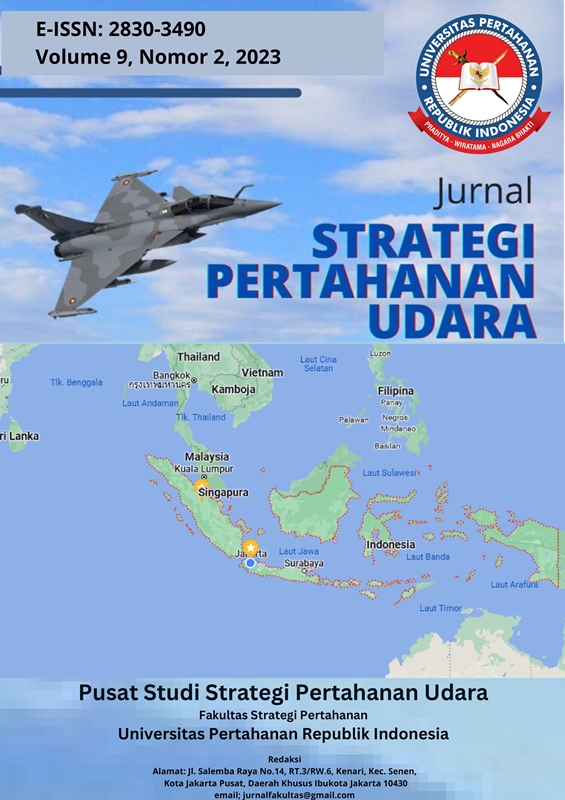 					View Vol. 9 No. 2 (2023): Jurnal Strategi Pertahanan Udara
				