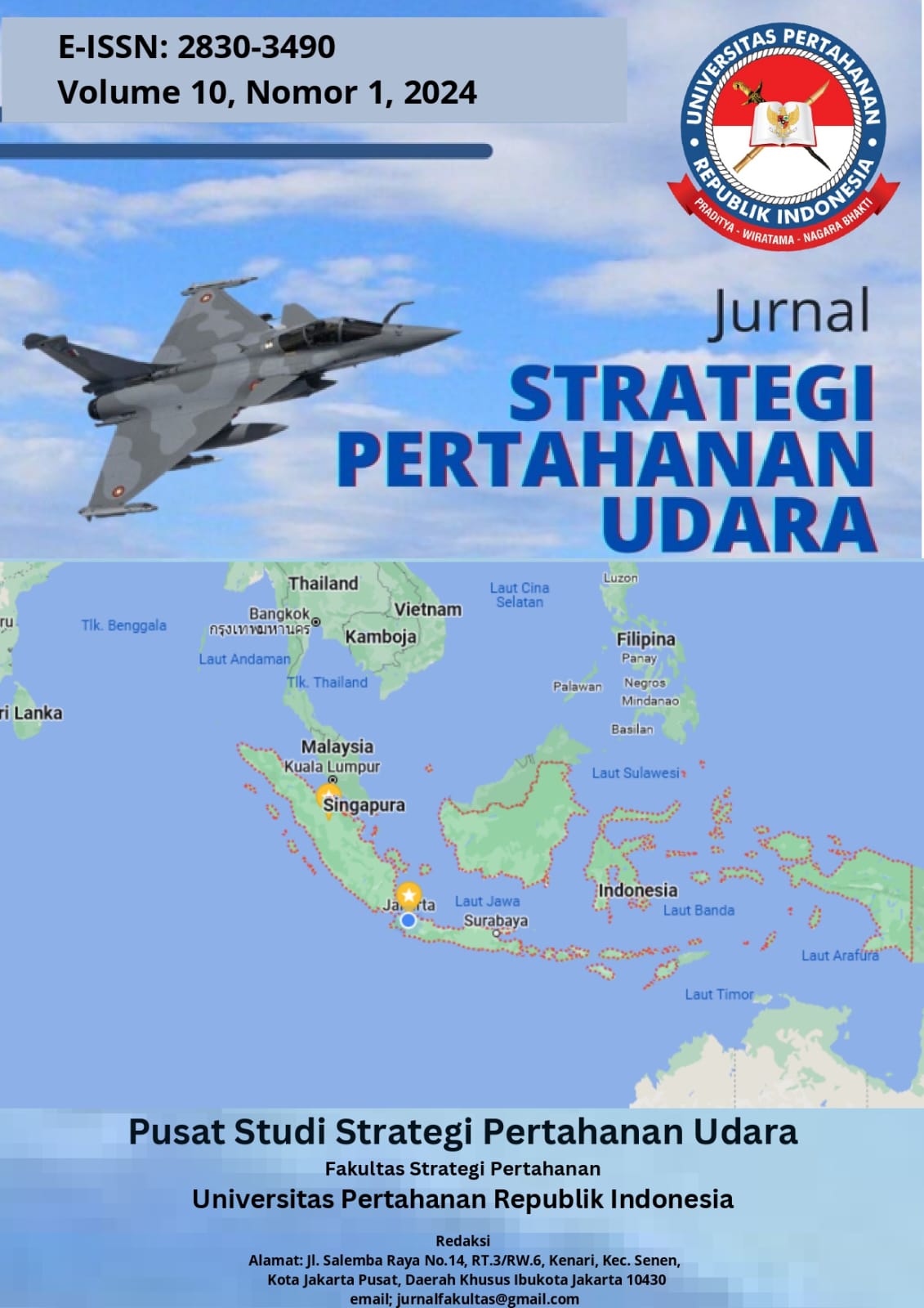 					View Vol. 10 No. 1 (2024): Jurnal Strategi Pertahanan Udara
				