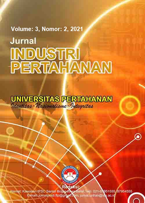 					View Vol. 3 No. 2 (2021): Jurnal Industri Pertahanan
				