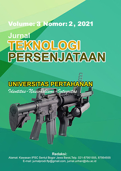 					View Vol. 3 No. 2 (2021): Jurnal Teknologi Persenjataan
				